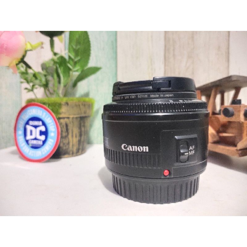 Lensa Fix Canon 50 mm 1.8 mark II second