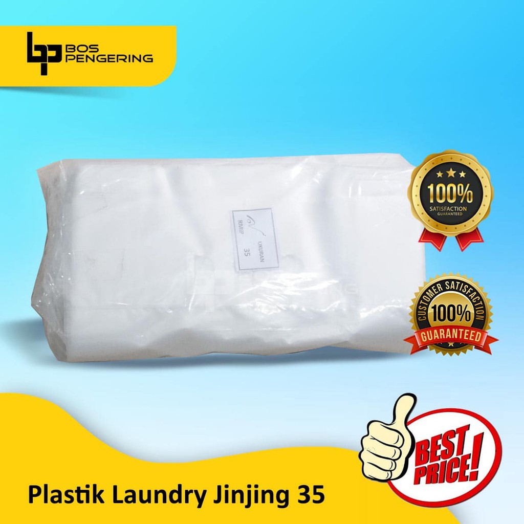 Plastik Packing Pakaian Laundry - Plastick Praktis Jinjing 3 Jari Kualitas Terjamin