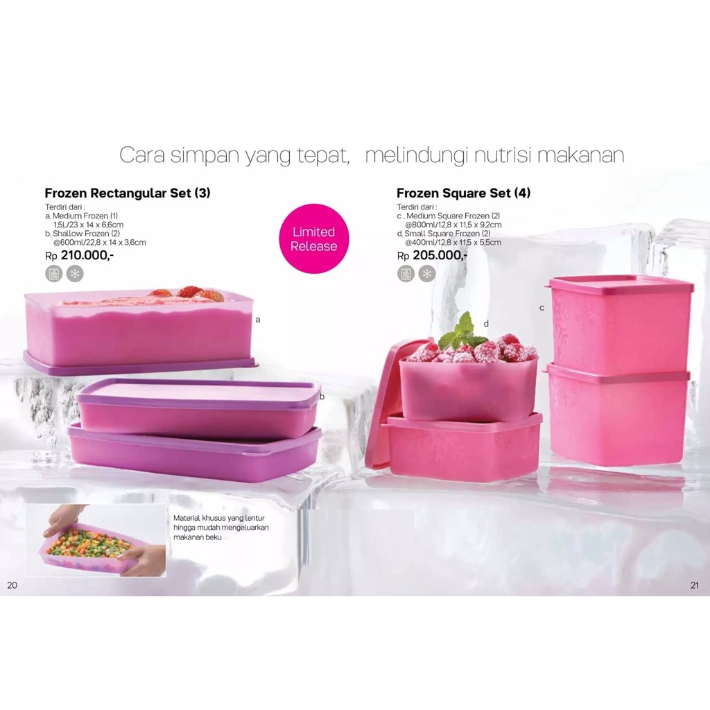 Frozen Set Tupperware