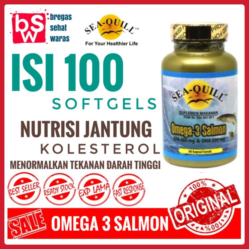 SEA-QUILL OMEGA 3 SALMON 100  SeaQuill Fish Oil