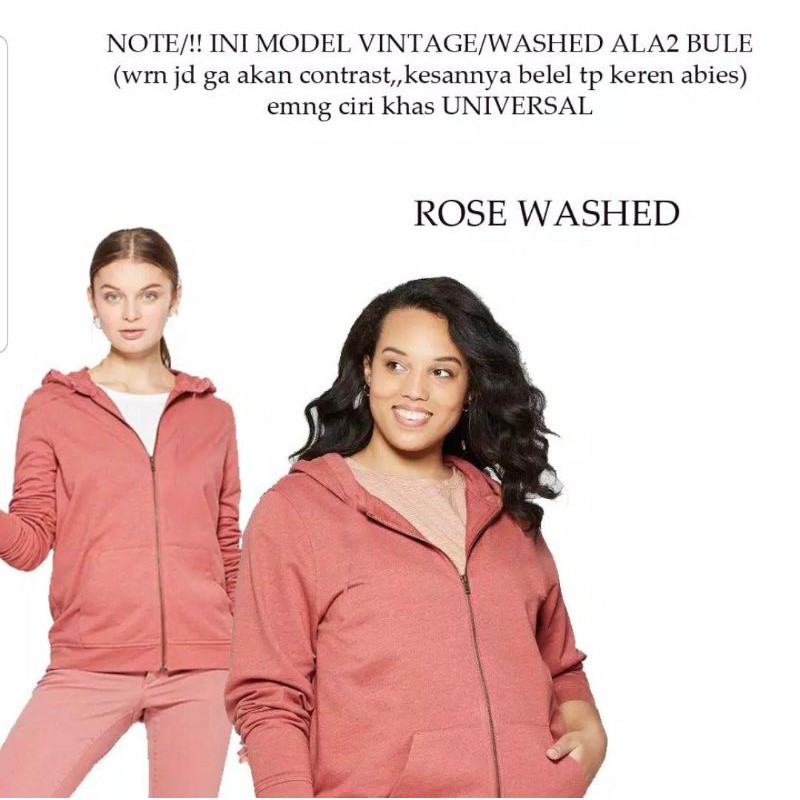 JAKET WANITA UNIVERSAL THREAD FULL ZIPPER HOODIE