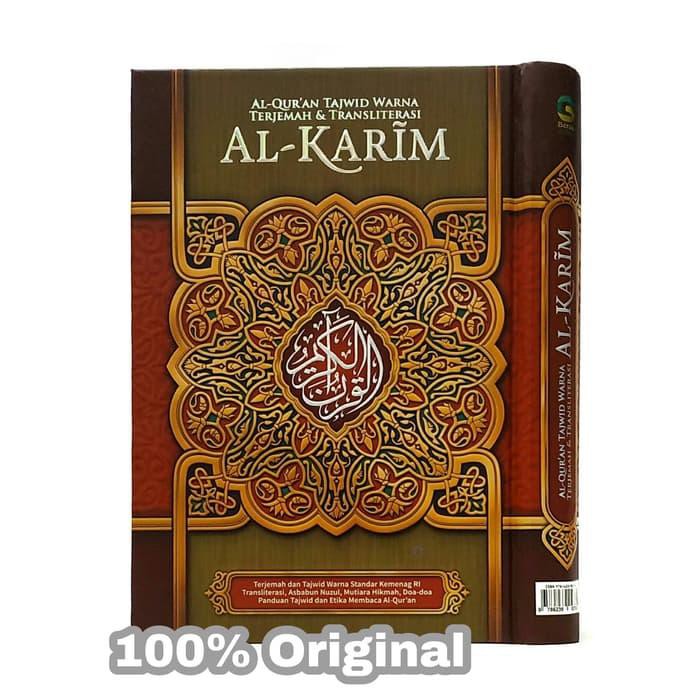 Al Quran Tajwid Warna Terjemah Transliterasi Al-Karim (A5)/Quran Tajwid/Al Quran Terjemah