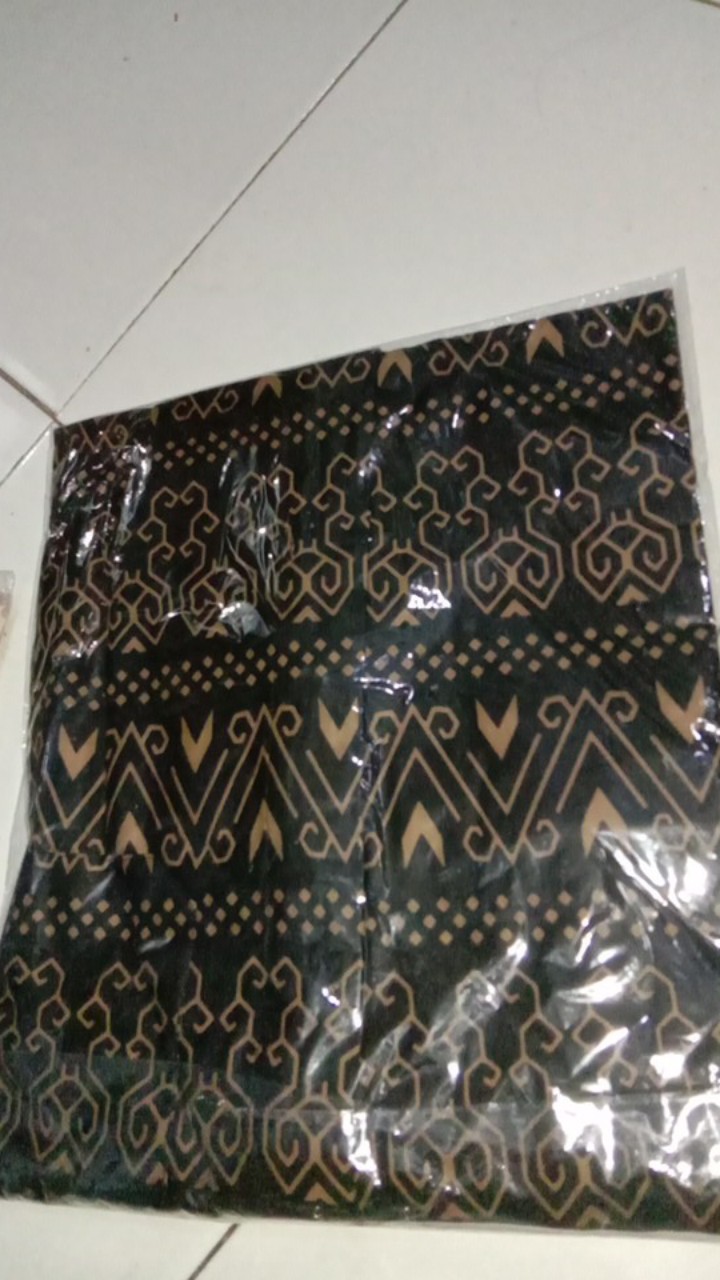 Size M L Xl Xxl Bswart Batik Hrb026 Kenongo Hem Batik Monochrome Semut Coklat Kemeja Batik Pria