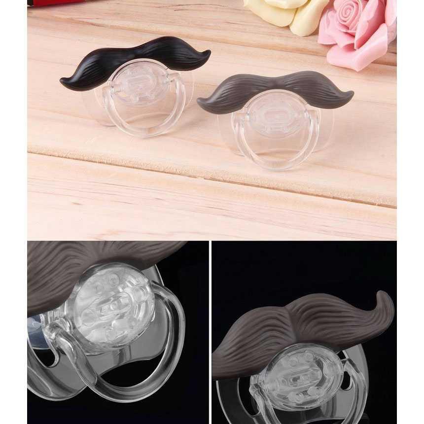 Dot Empeng Bayi [Hitam] [Kumis]