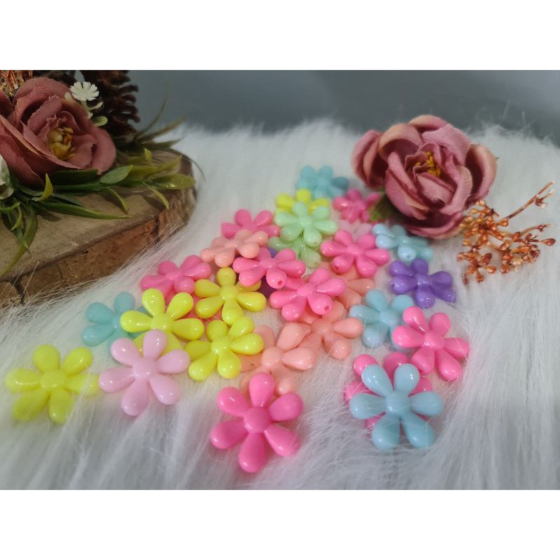 MANIK MANIK AKRILIK BUNGA