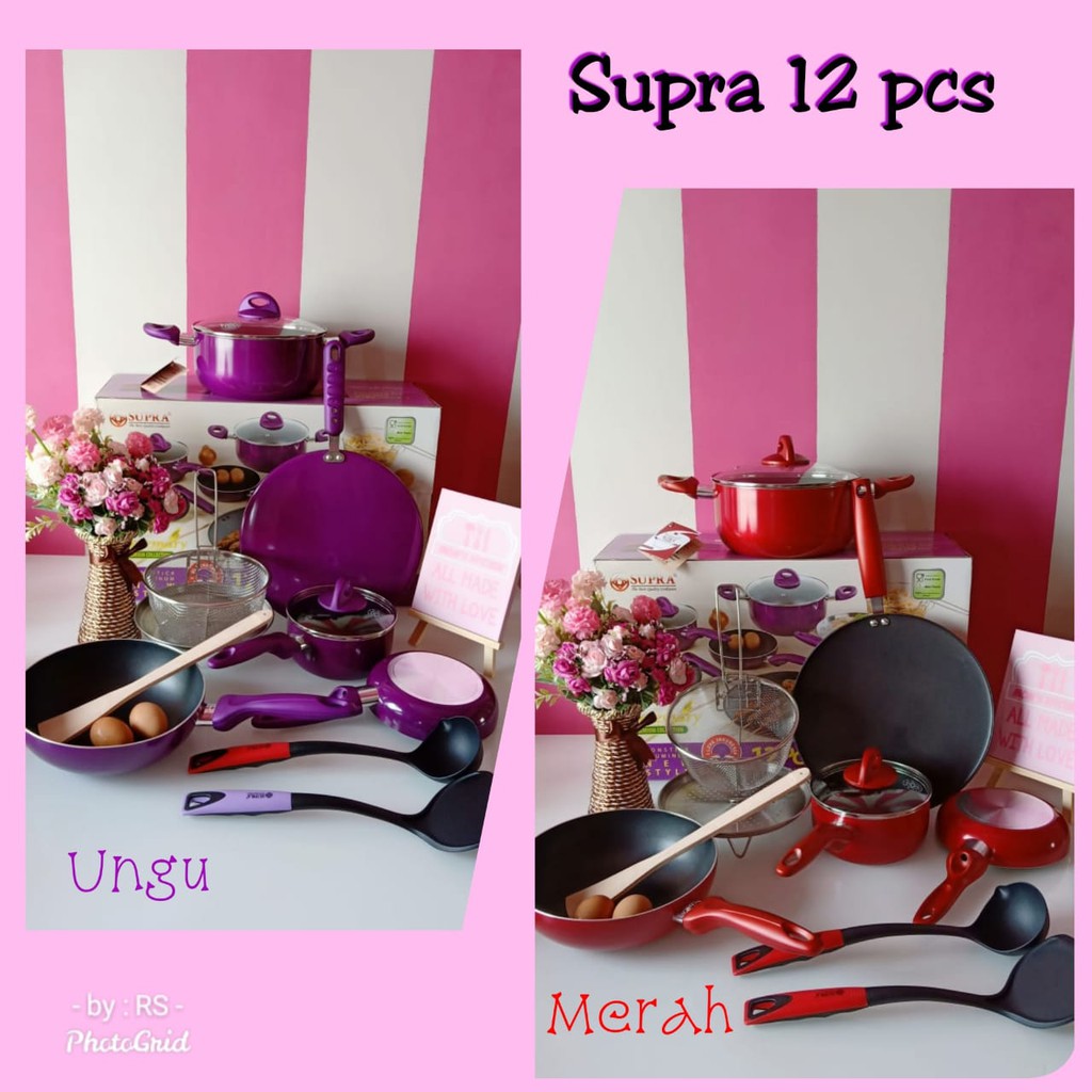 Panci Set Supra Rosemary 12 Pieces