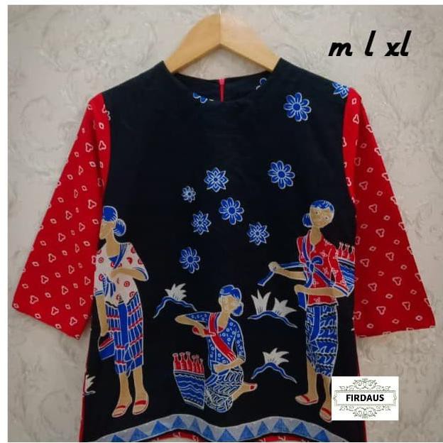 Populer] Batik Solo Blus Mbok Jamu Abc Venus 65.000