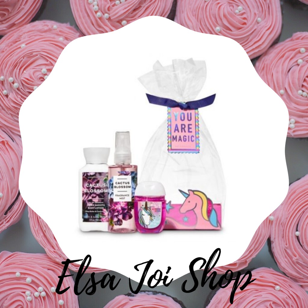 Jual BBW Bath & Body Works CACTUS BLOSSOM Mini Gift SET Shopee Indonesia