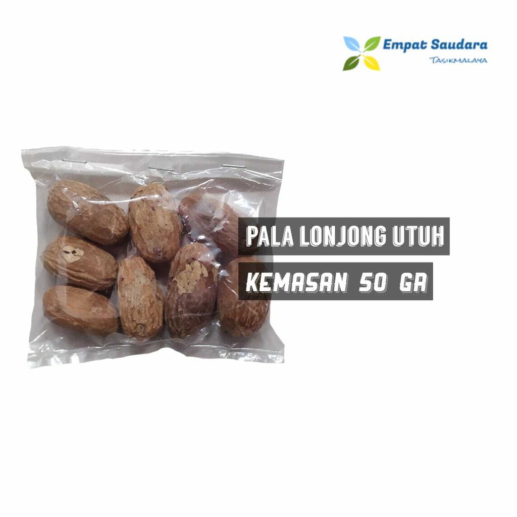

PALA / NUTMEG LONJONG KUPAS KEMASAN 50 GR
