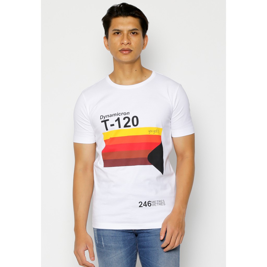 KENT&CREW Kaos Putih Pria - C-XHLG02-A1