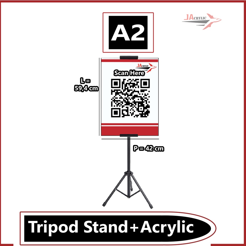 Tripod Banner / Tripod Stand Display / Tiang Bare Peduli Lindungi