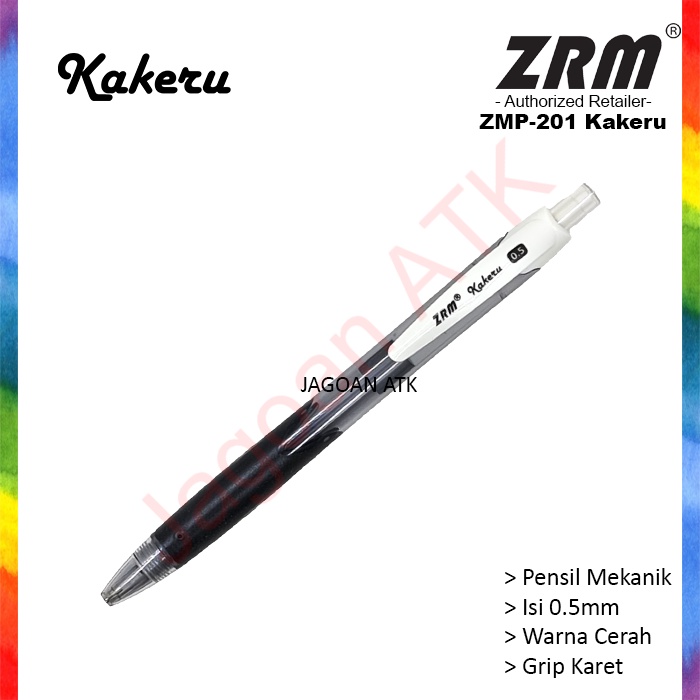 

Mechanical Pencil Kakeru / Pensil Cetek / Pensil Mekanik Kakeru 1pcs ZRM ZMP-201