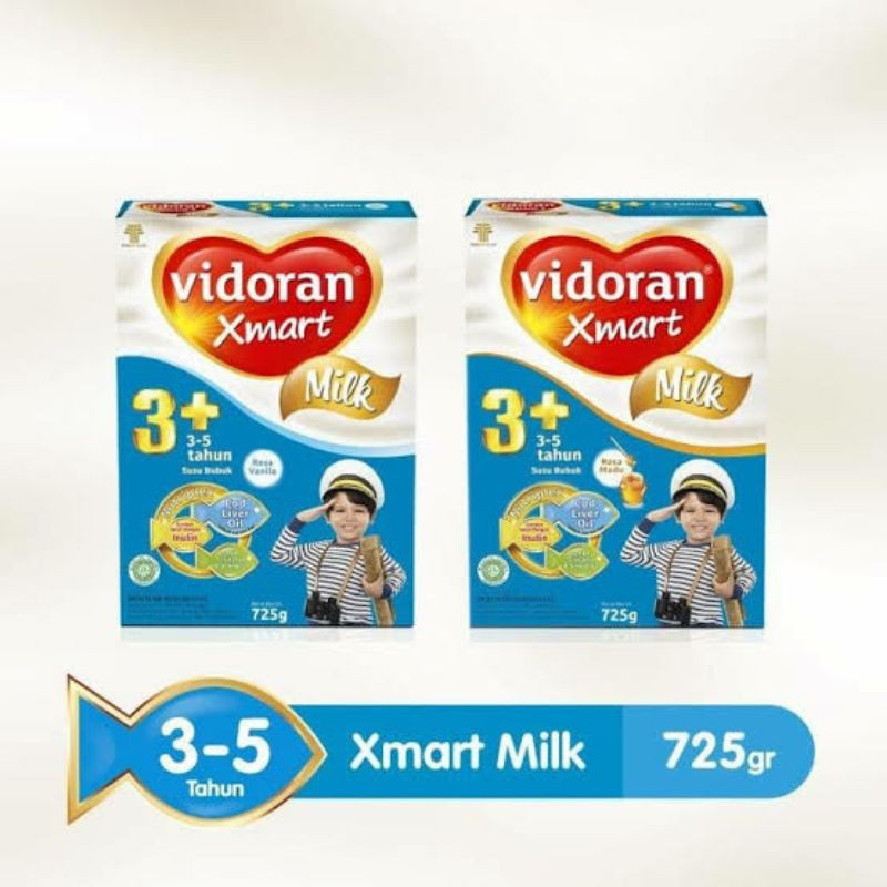 Vidoran Xmart 3+ Madu/Vanila 700gr | D'Lubna Baby