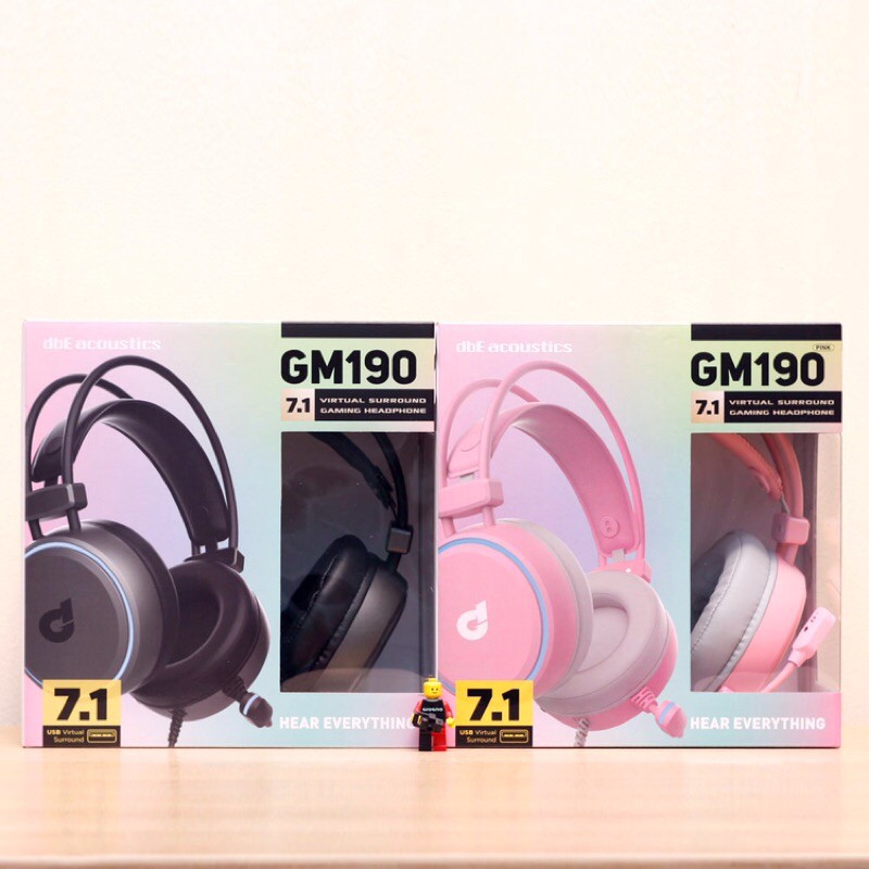 DBE GM190 GM 190 7.1 virtual surround Gaming headset