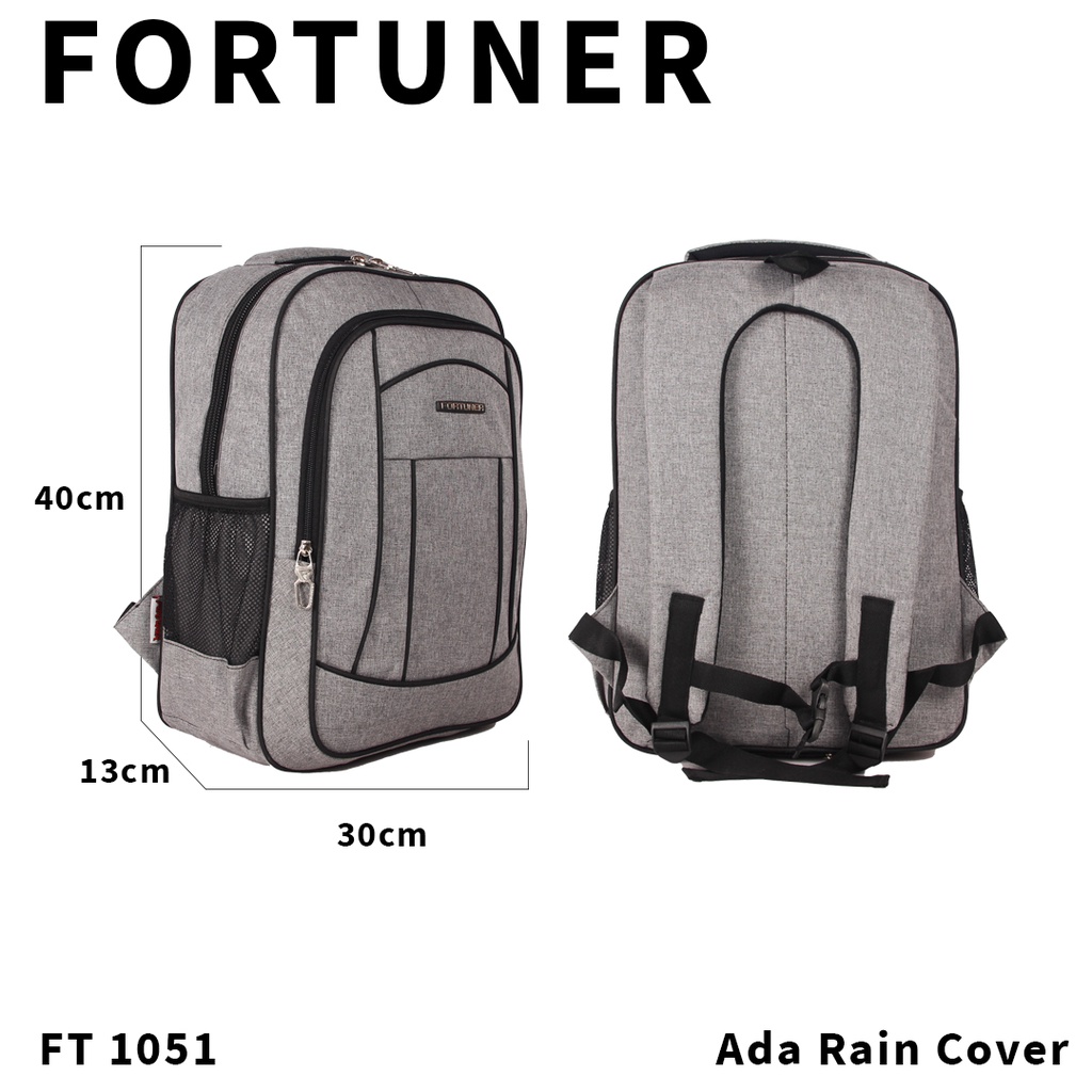 [KLIKTAS] Tas Ransel Kerja Laptop Fotuner FT 1051 - Backpack Kantor Kuliah Sekolah