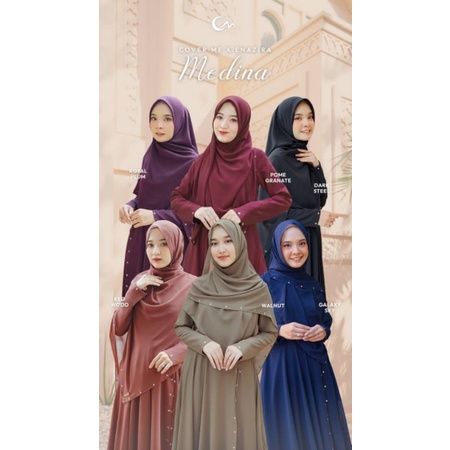 MEDINA LUXURY SET SYAR'I | GAMIS CERUTY BRILINK | GAMIS PESTA NIKAHAN KONDANGAN WISUDA