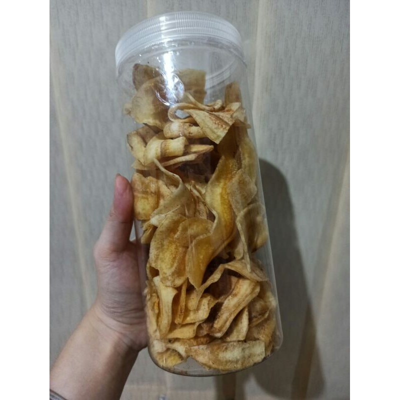 

Keripik Pisang Asin Original Lampung Tipis Kering Renyah
