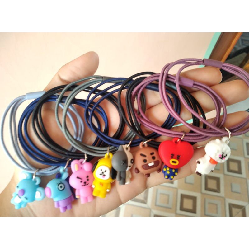 KOLEKSI FADILAH gelang karet elastis BTS