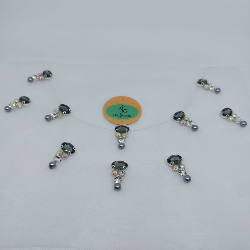 payet rangkai mutiara/payet rangkai diamon/payet rangkai mutiara sintetis berat/mote/manik-manik aks