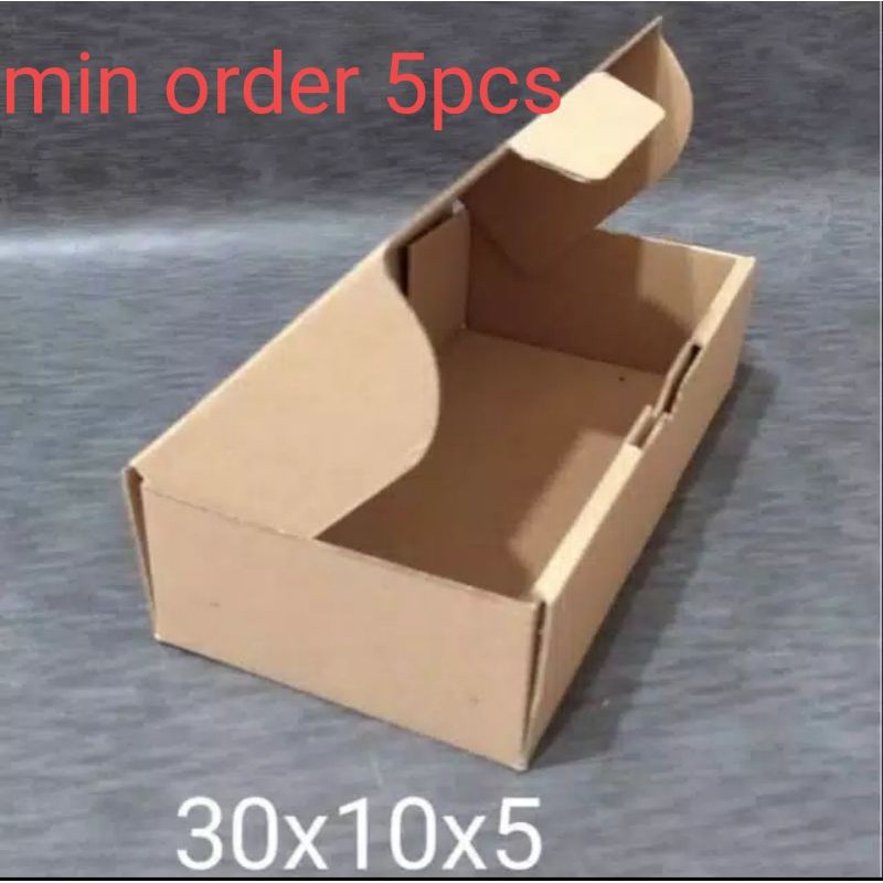 

Kardus packing die cut 30x10x5 MIN ORDER 10PCS