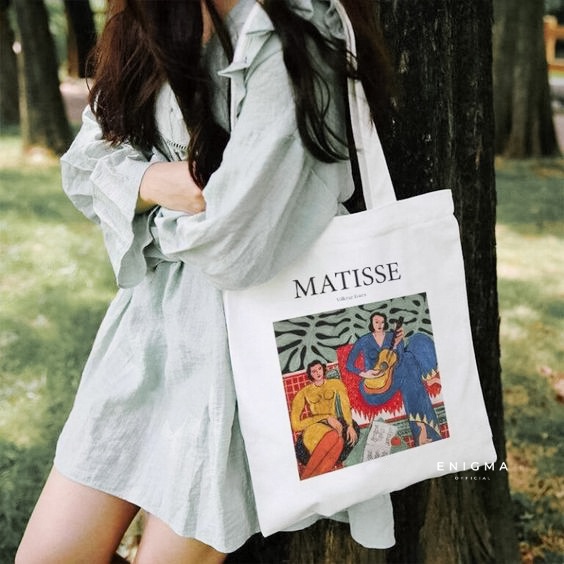 TERBARU TOTEBAG KANVAS AESTHETICS ORIGINAL ENIGMA OFFICIAL TOTEBAG WANITA TAS TOTE BAG