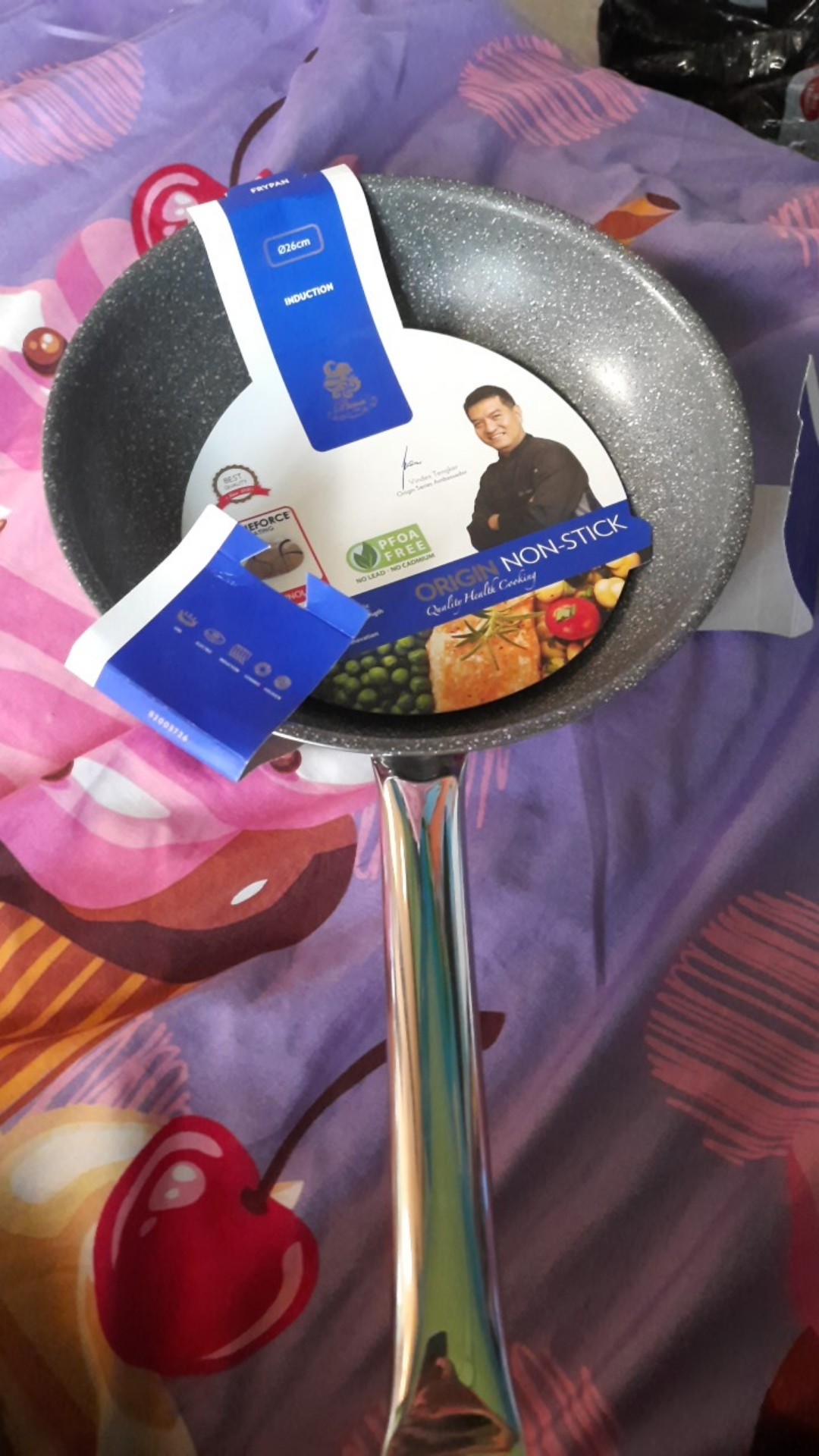 Frying Pan Non Stick Bima Origin D26cm, Stone Force Coating