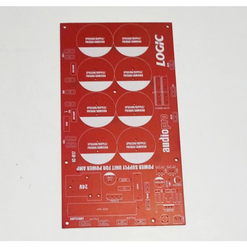 PCB PSU 8 Elco Plus Softstart AZS Logic