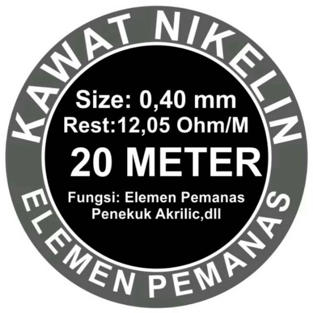 KAWAT NIKELIN 0,40 MM