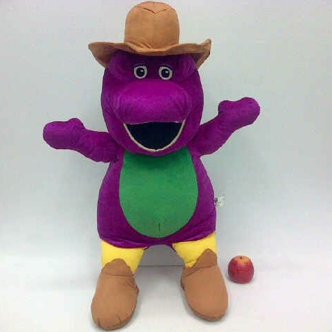 Boneka Barney Koboy Jumbo/boneka barney Jumbo/Boneka Musik/Barney Musik