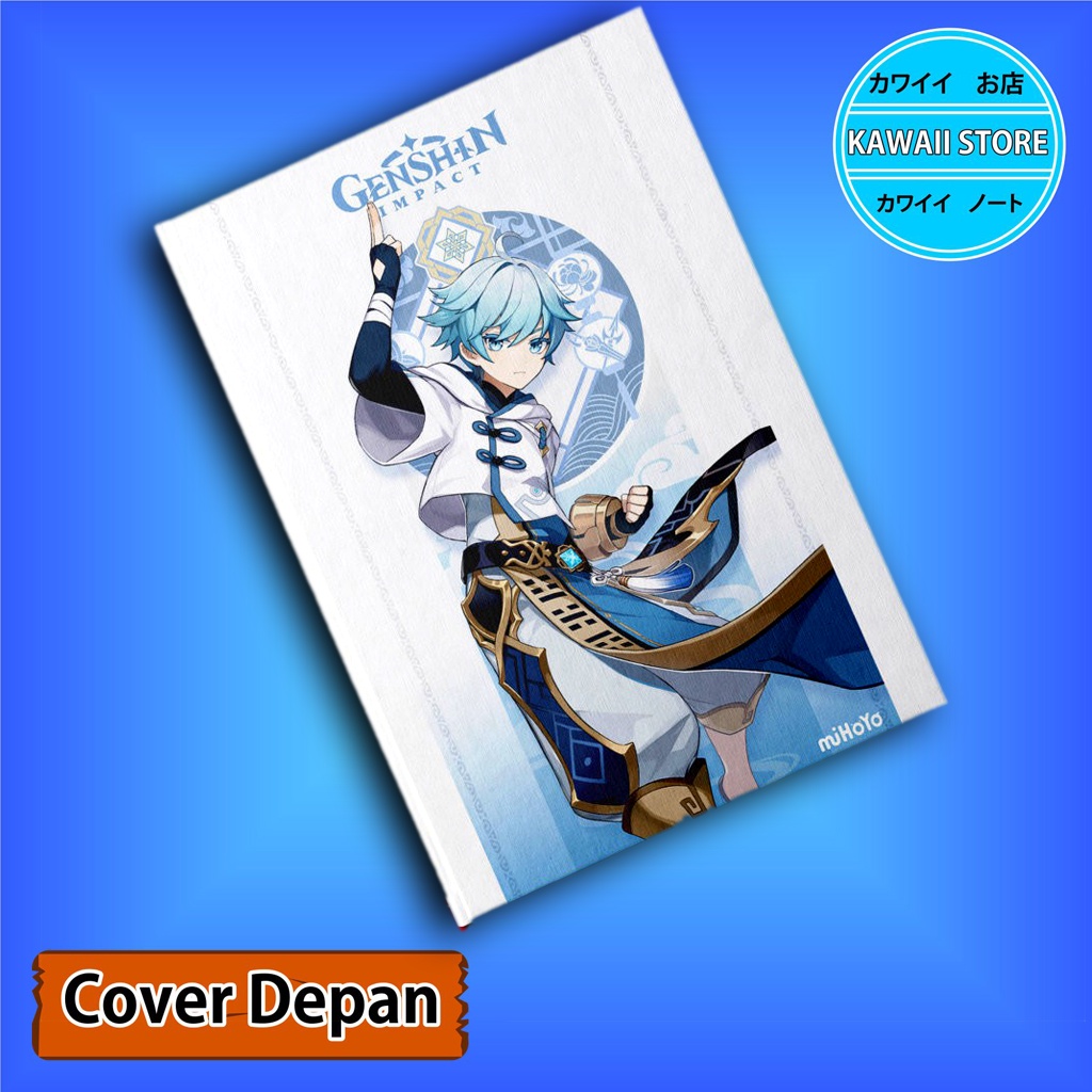 

Notebook / Pocket book Hard Cover Anime Game Genshin Impact CHONGYUN uk A5 & A6 / Notes Book
