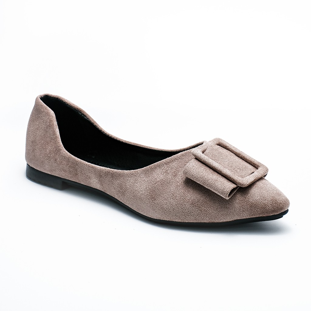 CPE - BIANCA (Beige, Blue, Black) Sepatu Flats Ballerina