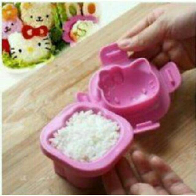 Cetakan Nasi Bento Telur Karakter - Cetakan Nasi Bentuk Kucing Cute Cetakan Bento Kucing Cetakan Makanan Bentuk Boneka Cetakan Bekal Anak