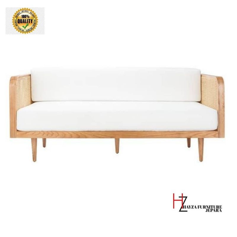 kursi sofa rotan jati, kursi sofa bed rotan modern, sofa tamu sofa modern jati sofa minimalis jati