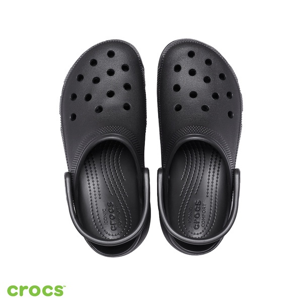 Sandal Crocs Classic Platform Clog / Fashion Wanita  / Sandal Karet / Sandal Anti Air / Sandal Wanita 206750-001