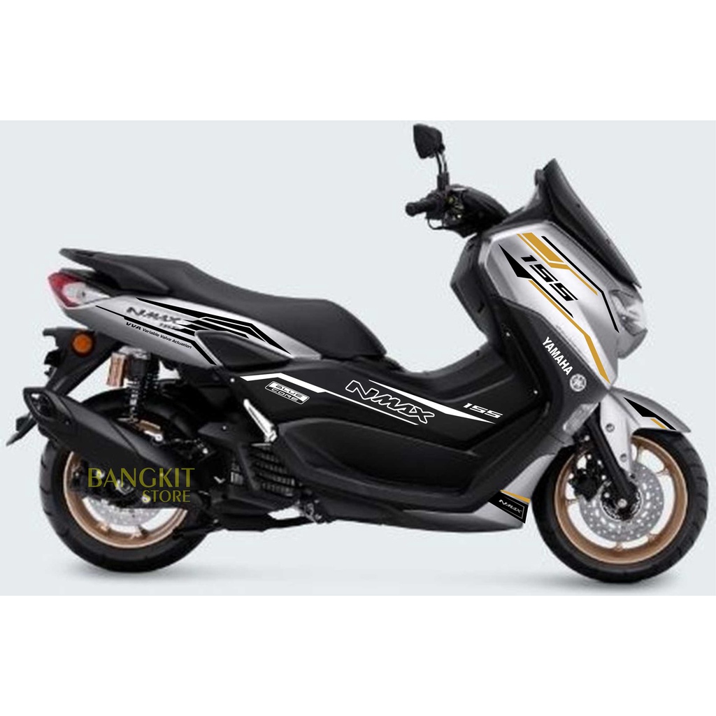 CUTTING STICKER cuting stiker all new NMAX 2021 2022 kode 09 gold