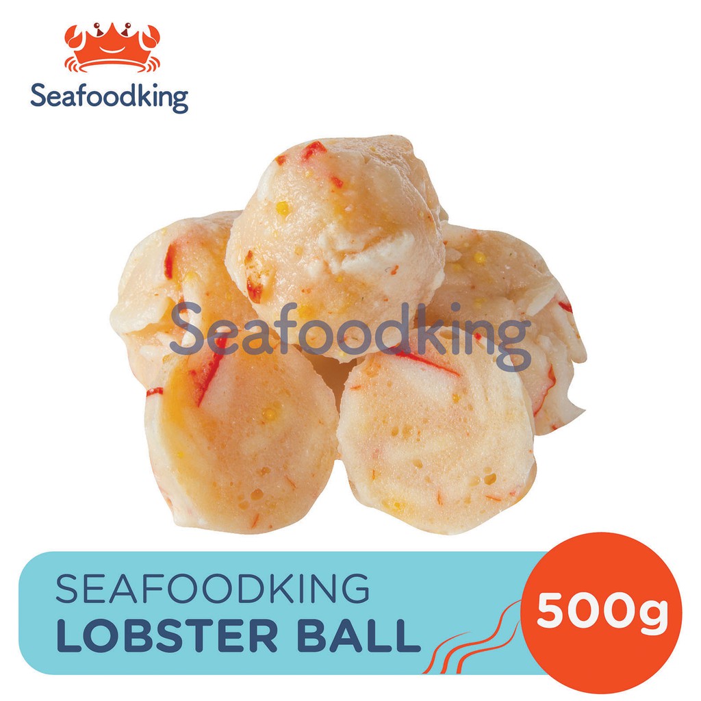 

Lobster Ball Seafoodking (Bakso Ikan Besar Rasa Lobster) 500gr