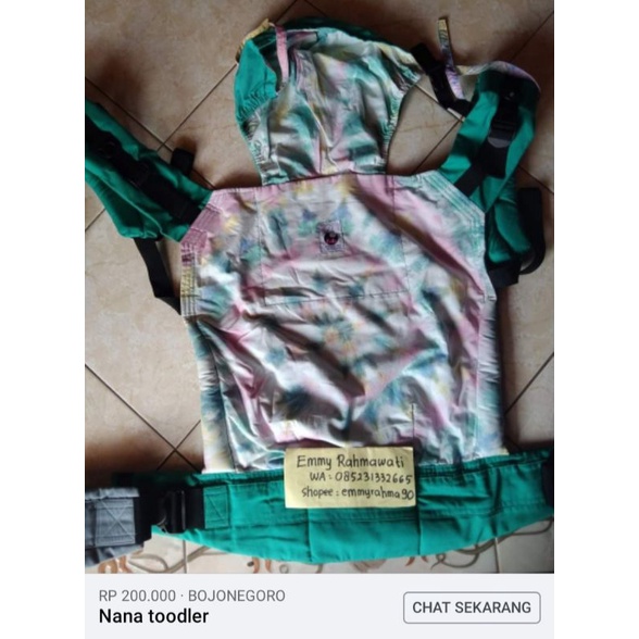 gendongan ssc nana toodler preloved