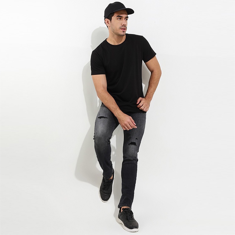 Celana Panjang Jeans Cressida The Next Level Basic Skinny Jeans A224A - Abu