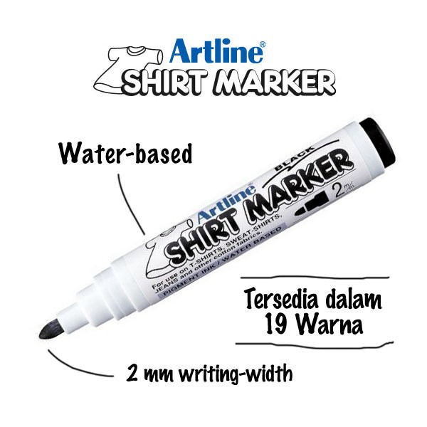 

ARTLINE Shirt Marker Bullet Tip 2.0 mm
