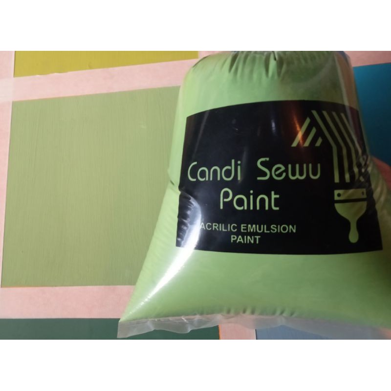 CAT TEMBOK 1 kg warna hijau pastel // KWALITAS SUPER