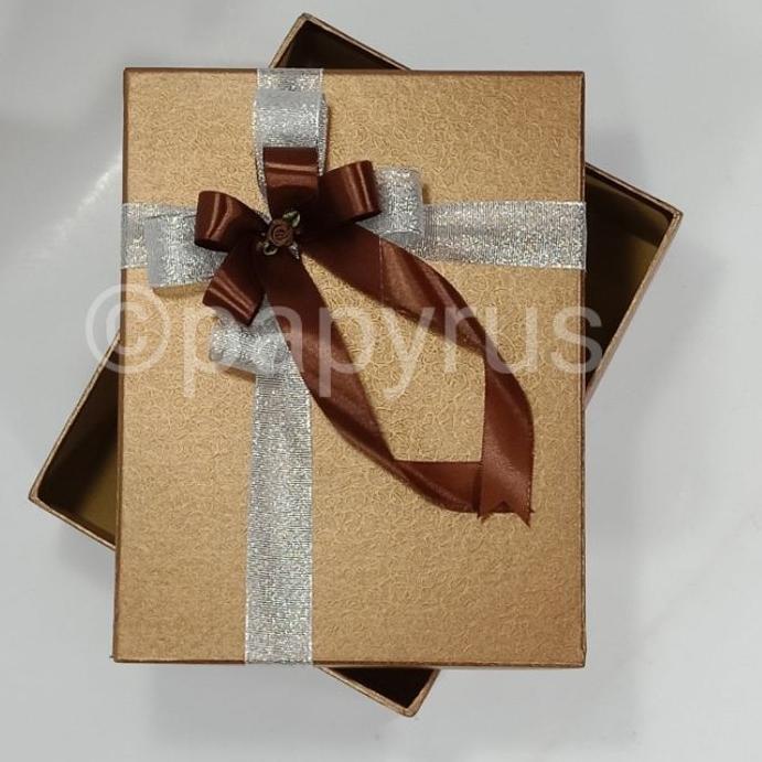 Baru Irit Papyrus 17,5x22,5 tinggi 5cm Kotak Kado Gift Box