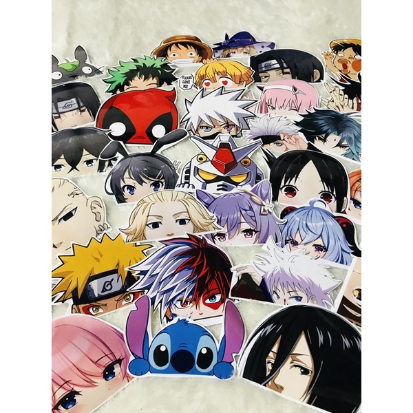 LARGE STICKER ANIME BESAR 15 cm ( Untuk mobil, laptop, notebook dsb )