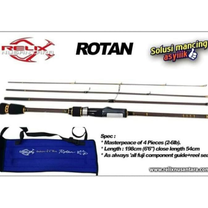 Joran Relix Nusantara Rotan 664 2-6Lb