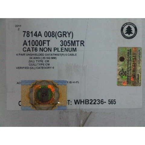 Kabel LAN UTP Belden Cat 6 40M - Cat6 Belden Original Siap Pakai 40 Meter