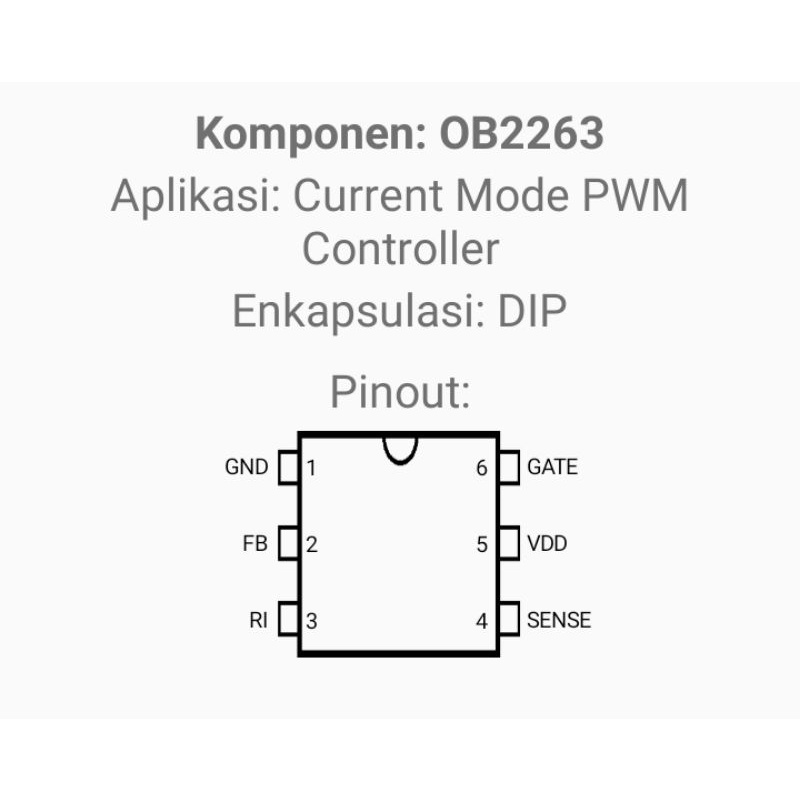 IC OB2263 ob2263 ob 2263 ic pwm