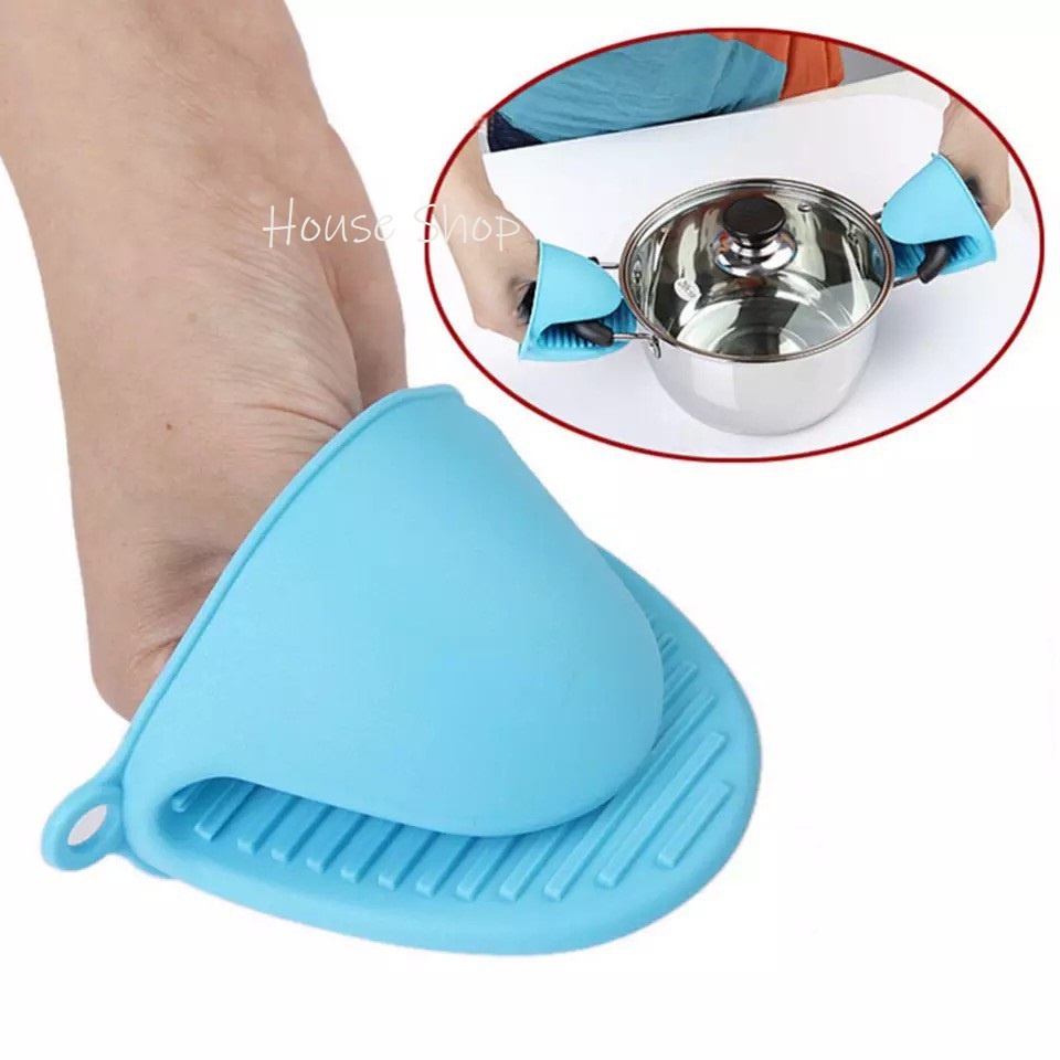 HS-0121 Pegangan Penjepit Silikon Anti Panas - Sarung Pelindung Silikon Anti Panas