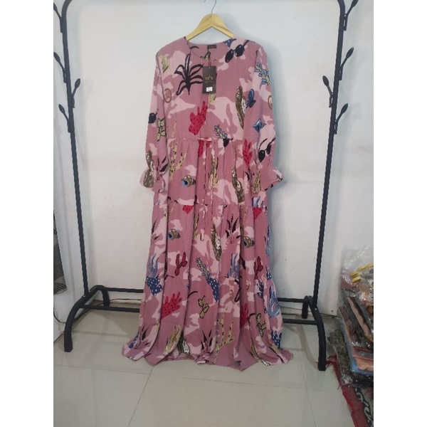 GAMIS WANITA/GAMIS EXTU/DRESS PANJANG BUSUI/FASHION MUSLIM WANITA/GAMIS WOLFIS  BUSUI MURAH