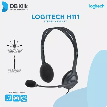 Headset Logitech H111 &quot;H111&quot;