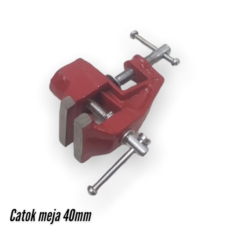 Catok meja 40mm catok crafing vice clamp mini HDT merah