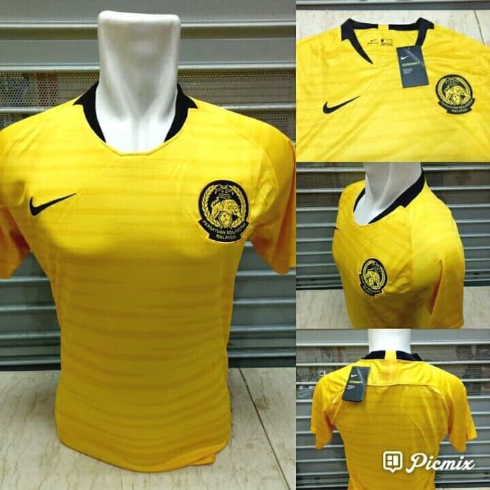 TERMUURAAH, JERSEY BOLA MALAYSIA HOME OFFICIAL 2018-2019 GRADE ORI .